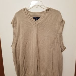 Ivy Crew Tan Sweater Vest